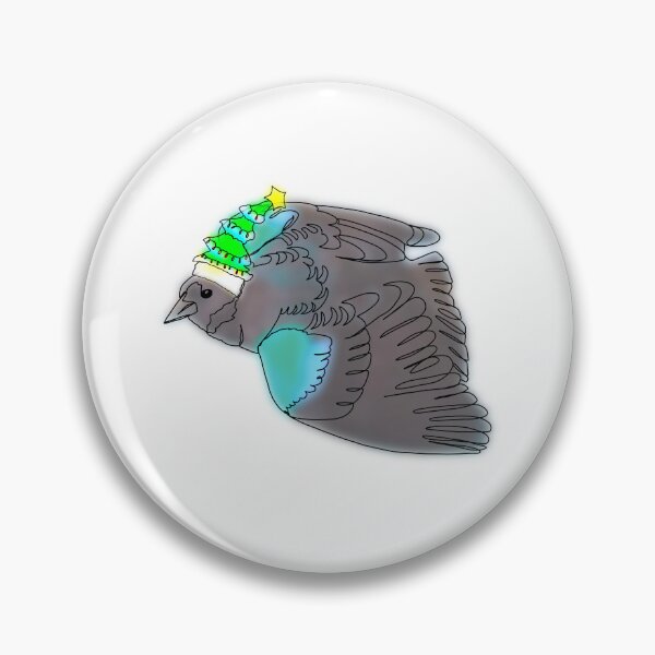 Item preview, Blackbird wearing Christmas tree hat– animalzinhats designed and sold by Ashley’sAnimalz.