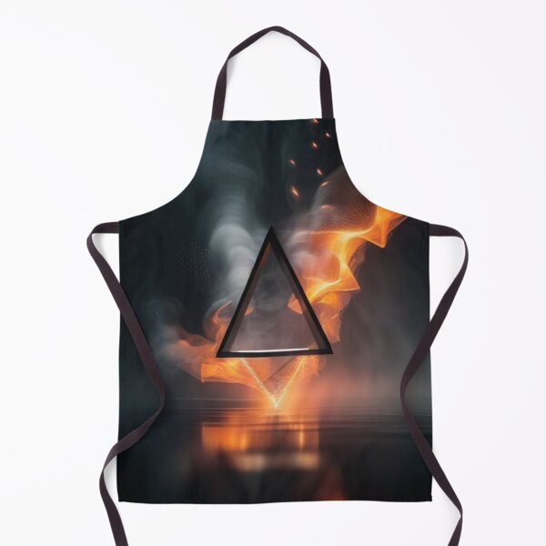 Item preview, Ethereal Fiery Triangle Abstract Dark Art designed and sold by Rach Visuals.