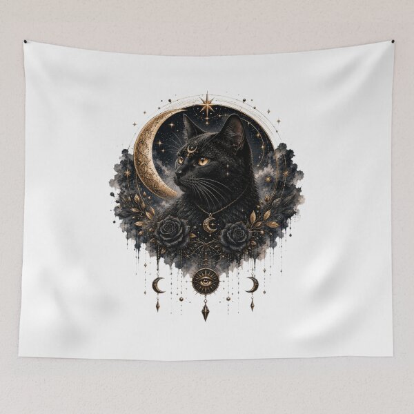 Item preview, Celestial Skull & Roses Art designed and sold by MyCalmDraw.
