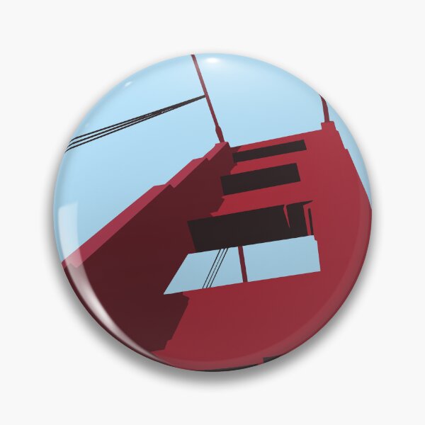Item preview, Golden Gate Bridge Geometric View designed and sold by Design Atlas.