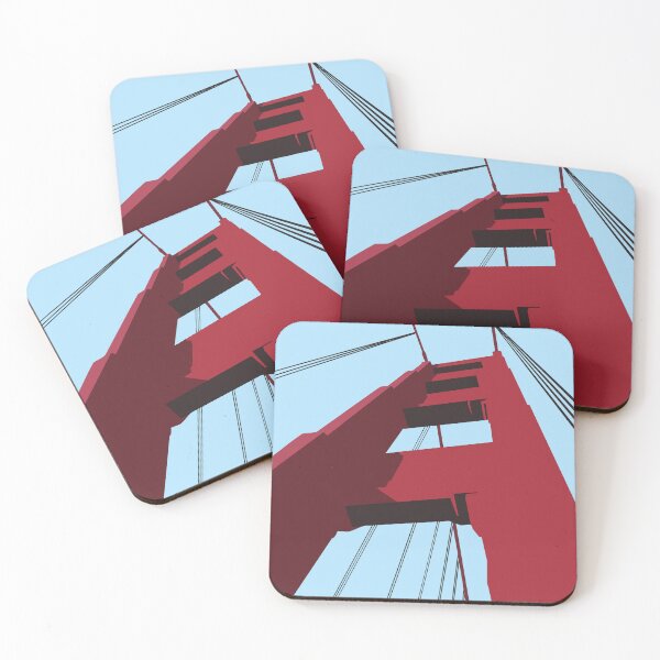 Item preview, Golden Gate Bridge Geometric View designed and sold by Design Atlas.