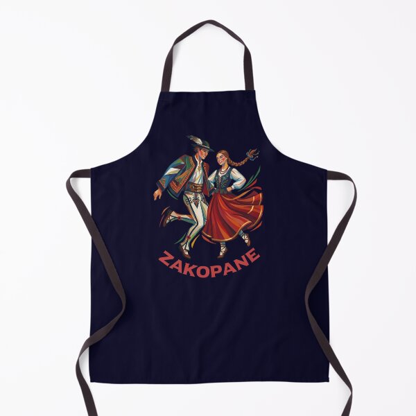 Item preview, Zakopane Polish Folklore Dancing Couple Vintage Folk Art designed and sold by LinaValearte.