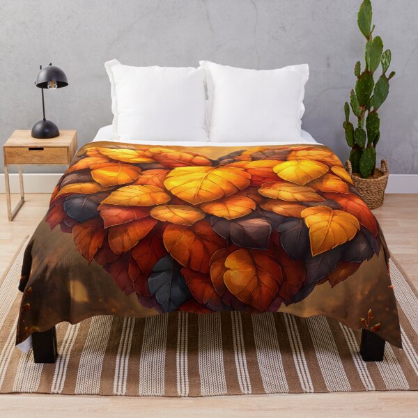Item preview, Hearts 37 - Golden Autumn Leaves Heart Forest Art designed and sold by NikaNavi.