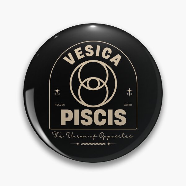 Item preview, Vesica Piscis Sacred Geometry Logo – The Union of Opposites Mystical Symbol designed and sold by HYPNK.