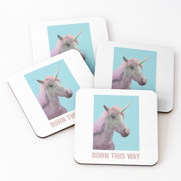 Item preview, Unicorn Born This Way designed and sold by WolfmanProphecy.