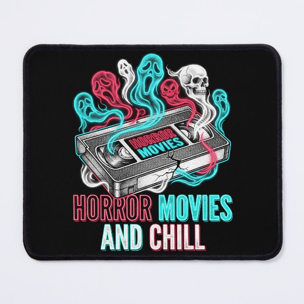 Item preview, Horror Movies And Chill VHS Tape Retro Halloween Ghosts designed and sold by TeNovaStudio.