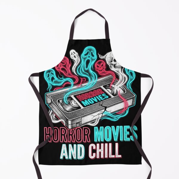 Item preview, Horror Movies And Chill VHS Tape Retro Halloween Ghosts designed and sold by TeNovaStudio.