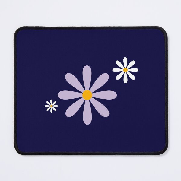 Item preview, Cute Minimalist Purple and White Daisy Flowers designed and sold by SolutionsArt.