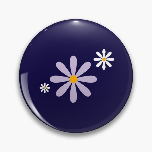Item preview, Cute Minimalist Purple and White Daisy Flowers designed and sold by SolutionsArt.