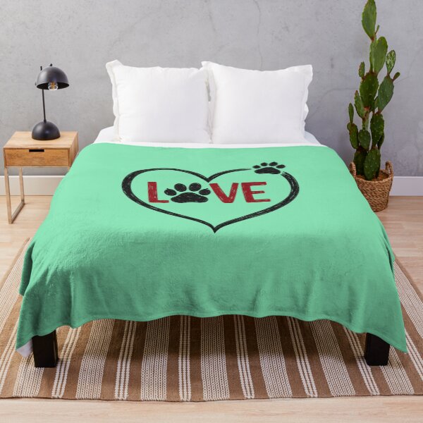 Item preview, Love Dog Paw Heart | Minimalist Pet Lover Design designed and sold by RosalesArts.