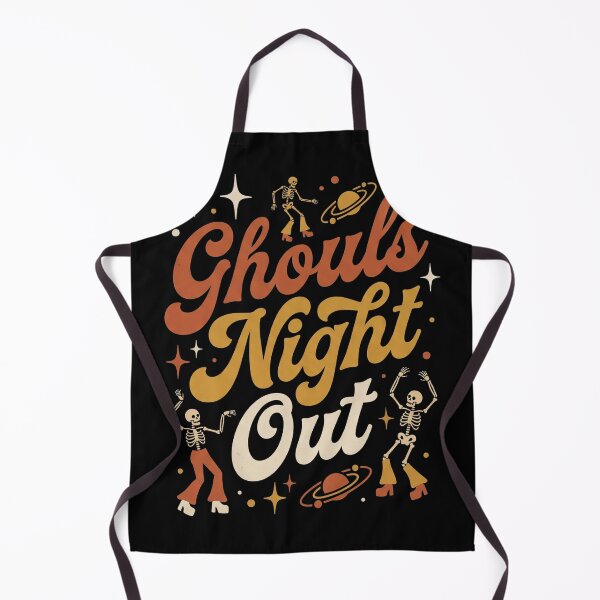 Item preview, Ghouls Night Out Retro Groovy Disco Skeletons Halloween designed and sold by TeNovaStudio.