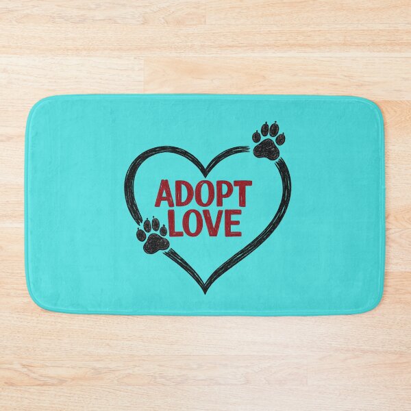Item preview, Adopt Love | Minimalist Pet Adoption Paw Heart Design designed and sold by RosalesArts.
