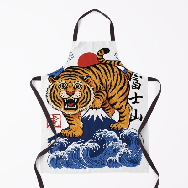 Item preview, Minhaw Korean Tiger Over Mount Fuji designed and sold by Peter Stawicki.