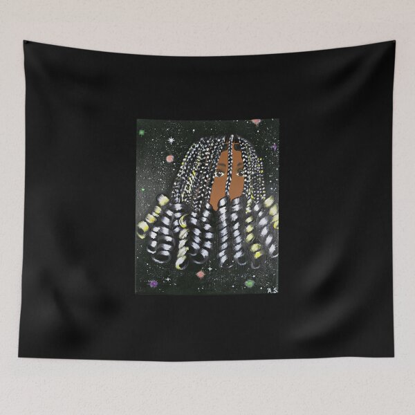 Item preview, Black and Yellow Braids in the Cosmos designed and sold by Hearthuestudios.