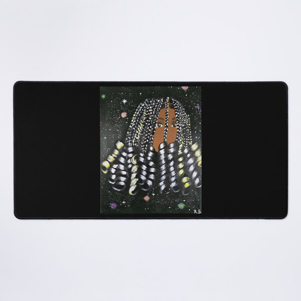Item preview, Black and Yellow Braids in the Cosmos designed and sold by Hearthuestudios.