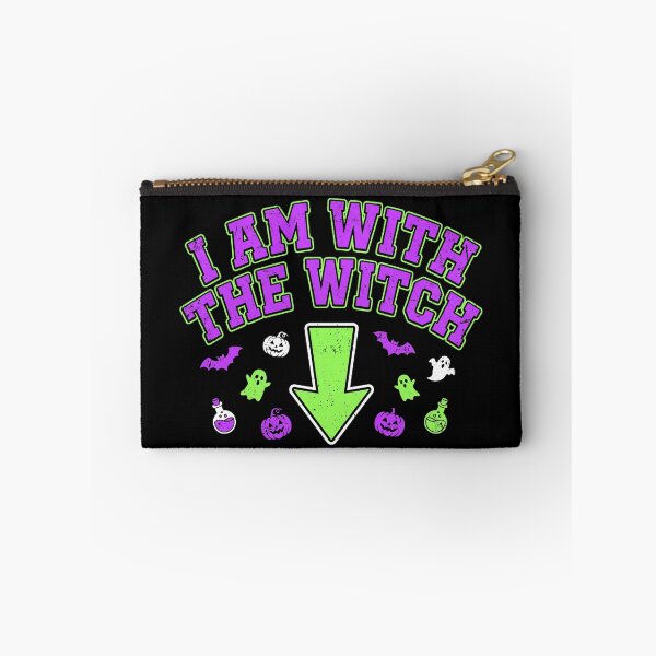 Item preview, I Am With The Witch Funny Halloween Couple Arrow designed and sold by TeNovaStudio.