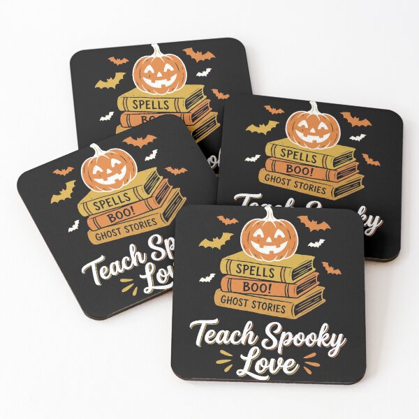 Item preview, Teach Spooky Love Halloween Teacher Pumpkin Books Spooky designed and sold by TeNovaStudio ⭐⭐⭐⭐⭐.