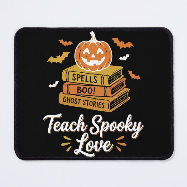 Item preview, Teach Spooky Love Halloween Teacher Pumpkin Books Spooky designed and sold by TeNovaStudio.