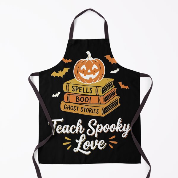 Item preview, Teach Spooky Love Halloween Teacher Pumpkin Books Spooky designed and sold by TeNovaStudio.