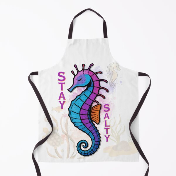 Item preview, Stay Salty Colorful Seahorse Design designed and sold by DonnaRaine.