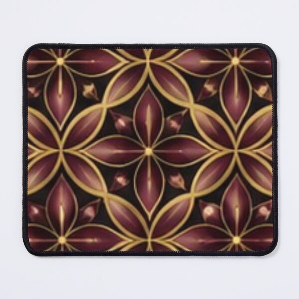 Item preview, Burgundy and Gold Mandela, EZonThei designed and sold by EZonThei.