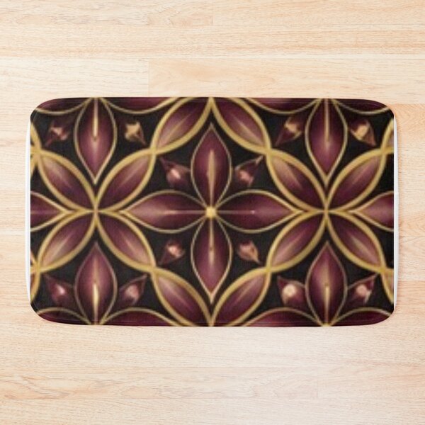 Item preview, Burgundy and Gold Mandela, EZonThei designed and sold by EZonThei.