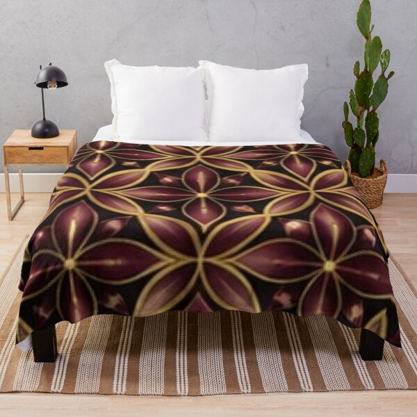 Item preview, Burgundy and Gold Mandela, EZonThei designed and sold by EZonThei.