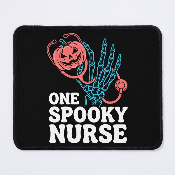 Item preview, One Spooky Nurse Skeleton Hand Stethoscope Pumpkin Halloween designed and sold by TeNovaStudio.
