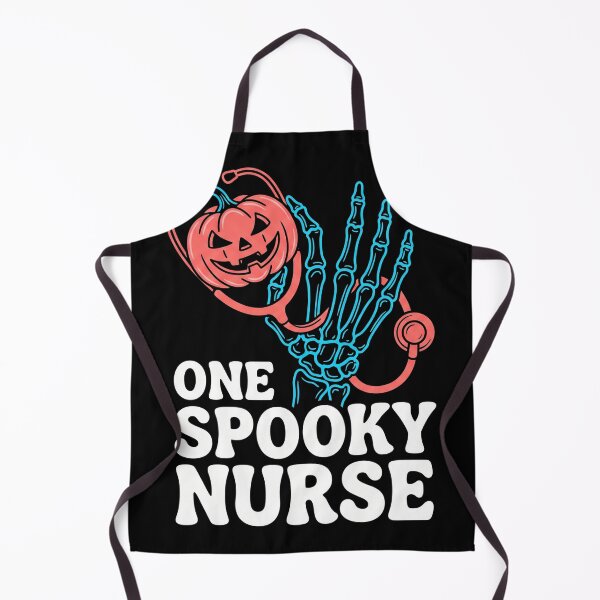 Item preview, One Spooky Nurse Skeleton Hand Stethoscope Pumpkin Halloween designed and sold by TeNovaStudio.