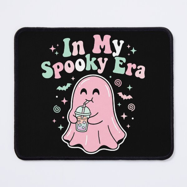 Item preview, In My Spooky Era Pink Ghost Iced Coffee Halloween designed and sold by TeNovaStudio ⭐⭐⭐⭐⭐.