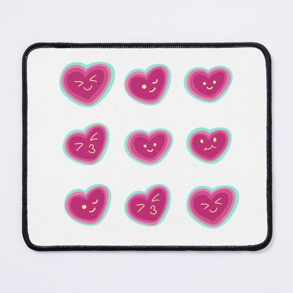 Item preview, Hand drawn kawaii hearts sticker pack designed and sold by BritishDelights.