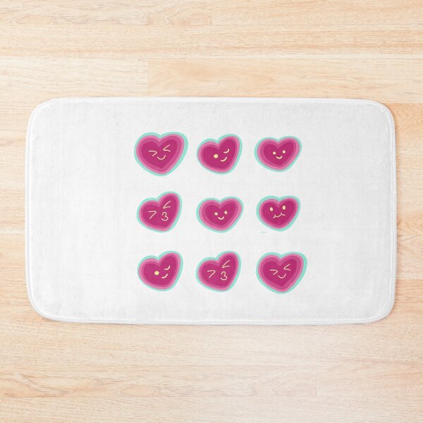 Item preview, Hand drawn kawaii hearts sticker pack designed and sold by BigfeetLittlepaws.