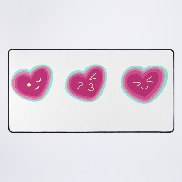 Item preview, Hand drawn kawaii hearts sticker pack designed and sold by BritishDelights.