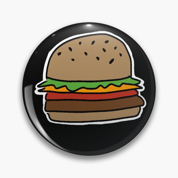 Item preview, It's a Burger! designed and sold by schmohrstickers.