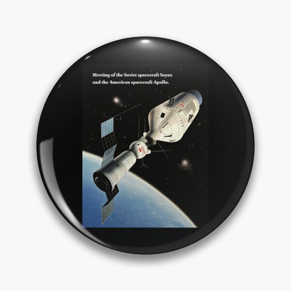 Item preview, Apollo Soyuz Spacecraft USA Russia Space Docking Scene designed and sold by Maljonic.