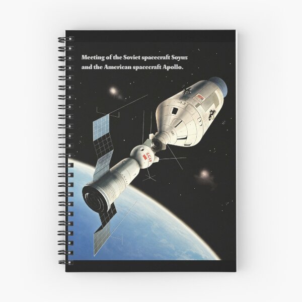 Item preview, Apollo Soyuz Spacecraft USA Russia Space Docking Scene designed and sold by Maljonic.