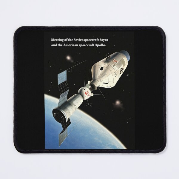 Item preview, Apollo Soyuz Spacecraft USA Russia Space Docking Scene designed and sold by Maljonic.