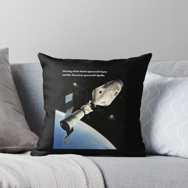 Item preview, Apollo Soyuz Spacecraft USA Russia Space Docking Scene designed and sold by Maljonic.