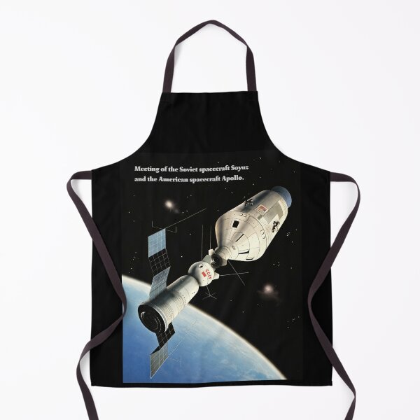 Item preview, Apollo Soyuz Spacecraft USA Russia Space Docking Scene designed and sold by Maljonic.