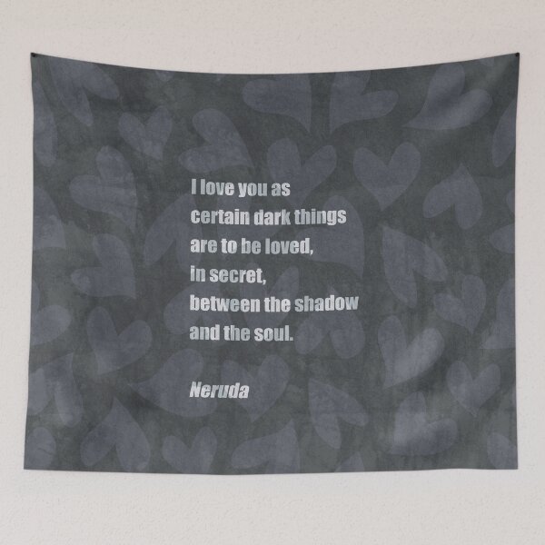 Item preview, Poema de amor de Pablo Neruda designed and sold by kallyfactory.
