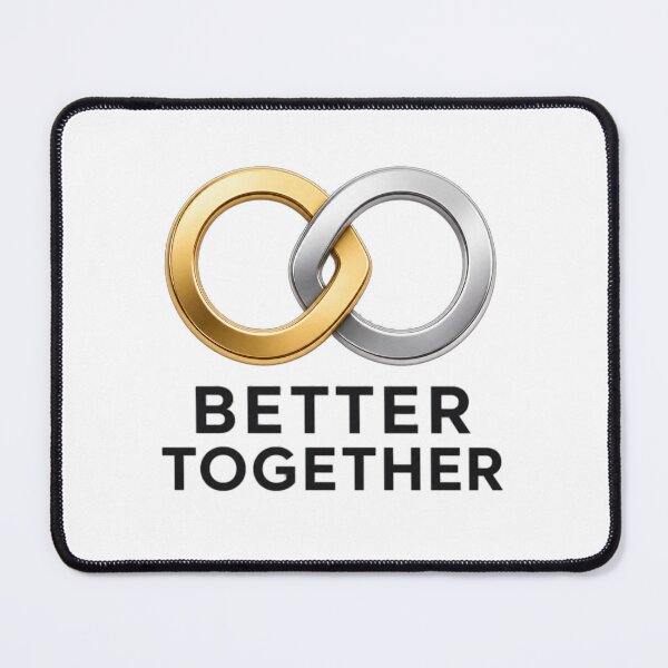 Item preview, Better Together Minimalist Couple Infinity Design designed and sold by Aliplus+.