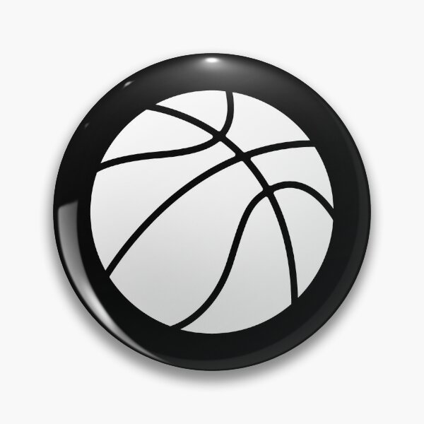 Item preview, Minimalist White Basketball Graphic designed and sold by pattern-archive.