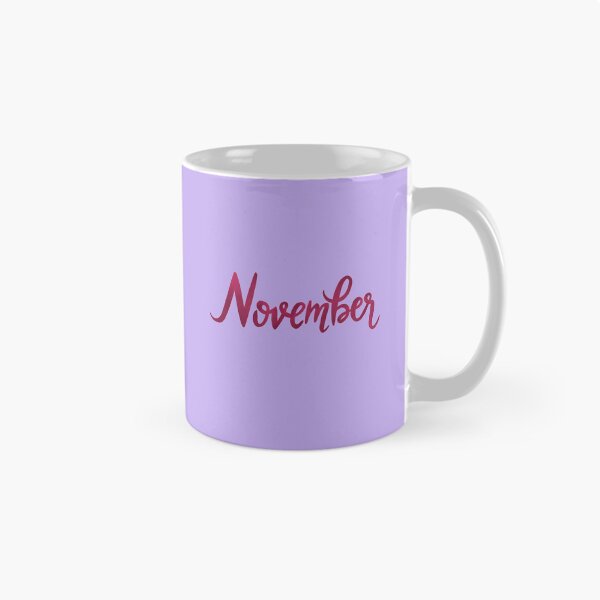 Item preview, November Script Typography | November Birth Month | Minimalist November Lettering Design designed and sold by Rush2Buy.