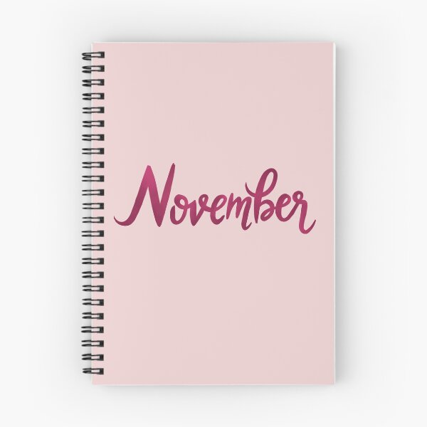 Item preview, November Script Typography | November Birth Month | Minimalist November Lettering Design designed and sold by Rush2Buy.