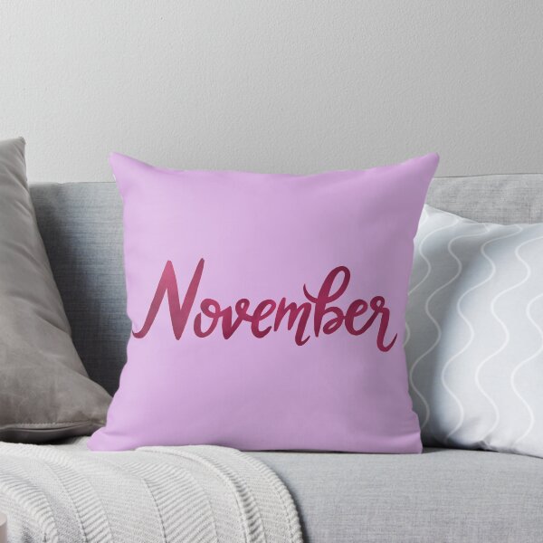 Item preview, November Script Typography | November Birth Month | Minimalist November Lettering Design designed and sold by Rush2Buy.