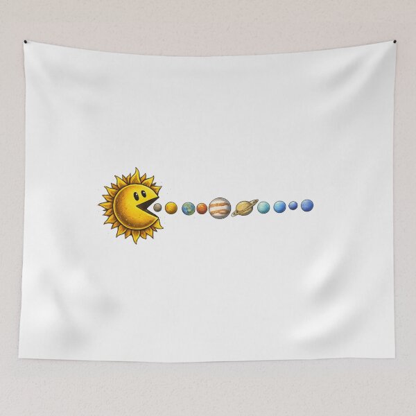 Item preview, Pac-Man Sun Eating the Solar System | Funny Space Meme T-Shirt designed and sold by AMIR PRO .