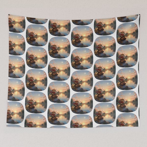 Item preview, Happy Beaver Adventures – Summer Evening Reflections designed and sold by Clothes With Smiling Animals Walt Gral.
