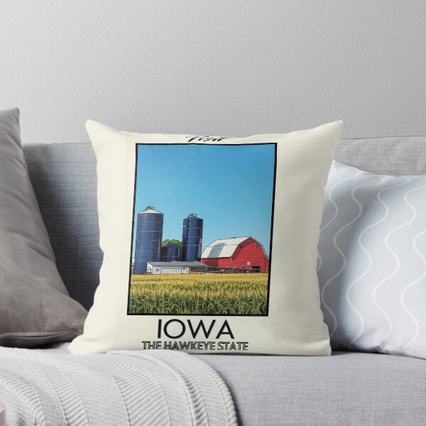 Item preview, Iowa Scenic Vintage Style Travel Advert designed and sold by Dimensionality.