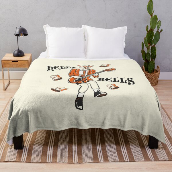 Item preview, Hells Bells Rock Skull Guitar Illustration designed and sold by beboplab.