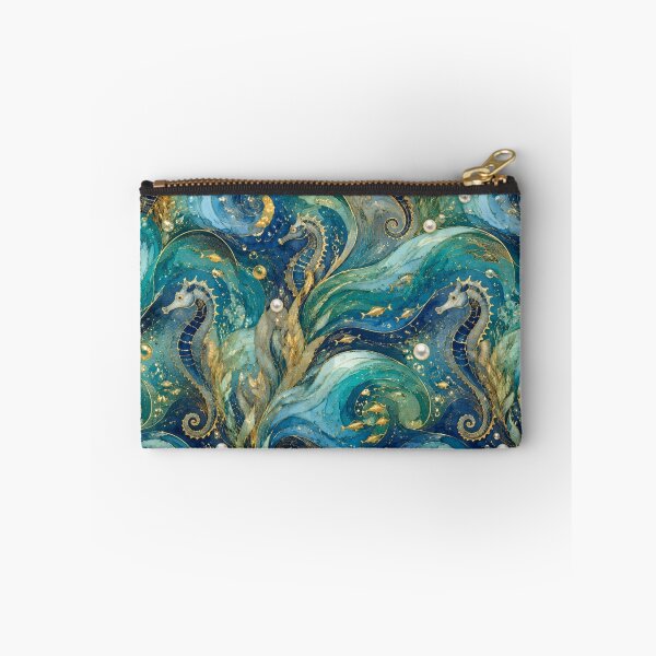 Item preview, Golden Waves and Magical Seahorses - Treasures of the Mediterranean Ocean designed and sold by Natalia-Vlad.